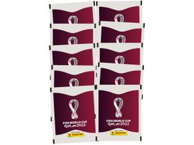 Pack com 10 Pacotes de Figurinhas Copa do Mundo