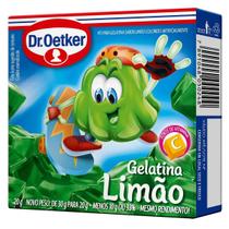 Pack com 10x Gelatina Limão Dr.Oetker 20g Pack com 10x Gelatina Limão Dr.Oetker 20g