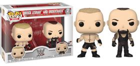 Pack Com 2 Bonecos Funko Pop WWE Brock Lesnar & Undertaker