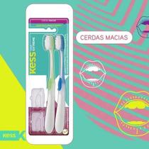 Pack com 2 esc. dentais kess extreme clear macias ref 2092 ( cores sortidas )