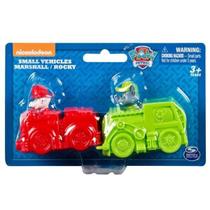 Pack com 2 Mini Veículos Patrulha Canina Marshall e Rocky - Sunny Pack com 2 Mini Veículos Patrulha Canina Marshall e Rocky - Sunny