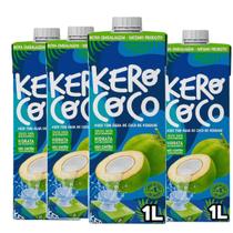 Pack com 4x Águas de Coco Kero Coco 1L