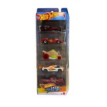 Pack Com 5 Carrinhos Hot Wheels Modelo Lets Race