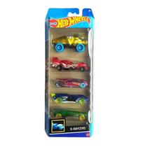 Pack com 5 Hot Wheels HW X-Raycers HLY64 - Mattel (40768)