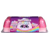Pack Com 5 Ovos Surpresa Hatchimals Alive Ranbow Splash 4002 - Sunny