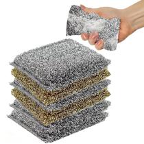 Pack com 6 Esponja Expert Louça Multiuso em Espuma com Revestimento em Microfibra Não Risca