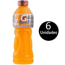 Pack Com 6 Gatorade Sabor Tangerina 500ml