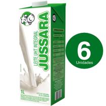 Pack Com 6 Leite UHT Integral Jussara Caixa de 1l