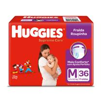 Pack Com 6 Pacotes De Fralda Huggies Turma Da Monica Supreme Care Tam M 36 Unidades