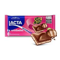 Pack Com 6x Chocolate Lacta Recheados Sonho de Valsa 98g Pack Com 6x Chocolate Lacta Recheados Sonho de Valsa 98g