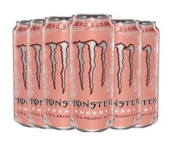 Pack Com 6x Energético Peachy Keen Zero Açúcar Monster 473ml Pack Com 6x Energético Peachy Keen Zero Açúcar Monster 473ml