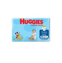 Pack Com 9 Pacotes De Fralda Huggies Tripla Protecao Mega Tam M 42 Unidades