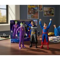 Pack DC Comics Batman, Coringa e Superman, Sunny 4182