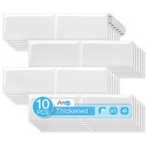 Pack de 10 Azulejos Art3d 3D para Protector de Pared, Auto-adhesivos, 32x27 cm, Blanco Pack de 10 Azulejos Art3d 3D para Protector de Pared, Auto-adhesivos, 32x27 cm, Blanco