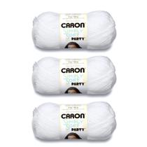 Pack de 3 Madejas de Hilo Caron Simply Soft Party 85g Acrílico Medio