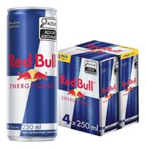 Pack De 4 Latas Red Bull Energético, Energy Drink, 250Ml Cad