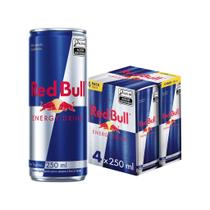 Pack de 4 latas Red Bull Energético, Energy Drink, 250ml