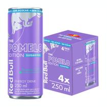 Pack de 4 latas Red Bull Energético, Pomelo Sem Açúcar 250ml Pack de 4 latas Red Bull Energético, Pomelo Sem Açúcar 250ml