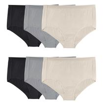 Pack de 6 Bombachas de Microfibra para Mujer Fruit of the Loom - Colores Surtidos