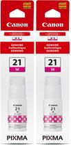 Pack de Botellas de Tinta Magenta Canon GI-21 para Impresoras MegaTank