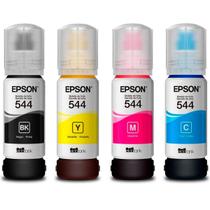 Pack de Refil de Tinta Epson T544 - Preto, Vermelho, Amarelo, Azul Pack de Refil de Tinta Epson T544 - Preto, Vermelho, Amarelo, Azul