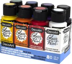 Pack de Valor de Pintura para Vidrio DecoArt - 8 frascos de 60 ml Pack de Valor de Pintura para Vidrio DecoArt - 8 frascos de 60 ml