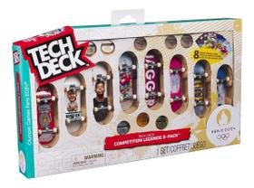 Pack Dos Campeoes 8 Skates Olimpiadas, Tech Deck Sunny 3890 Pack Dos Campeoes 8 Skates Olimpiadas, Tech Deck Sunny 3890