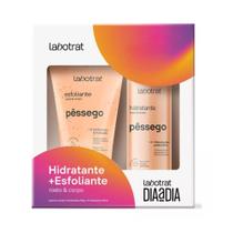 Pack Hidratante + Esfoliante Corpo e Rosto Pêssego Labotrat Pack Hidratante + Esfoliante Corpo e Rosto Pêssego Labotrat