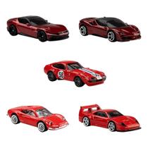 Pack Hot Wheels 5 Carros Ferrari 1:64 Mattel Pack Hot Wheels 5 Carros Ferrari 1:64 Mattel