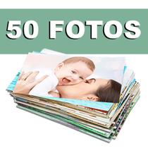 PACK Impressão de fotos 50 UNIDADES - A4 - 10x15 e 5x7