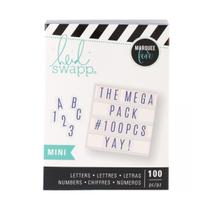 Pack Letras para Lightbox blue 100un Heidi Swapp Pack Letras para Lightbox blue 100un Heidi Swapp