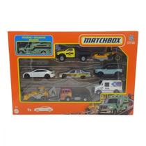 Pack Matchbox C/ 9 Carrinhos + Mini Exclusiva - Mattel Hvt89 Pack Matchbox C/ 9 Carrinhos + Mini Exclusiva - Mattel Hvt89