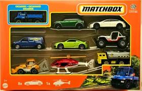 Pack Matchbox Com 9 Miniaturas 1:64 Mattel Exclusiva
