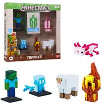 Pack Minecraft 5 Mini Figuras do Zumbie uma Figura Supressa Pack Minecraft 5 Mini Figuras do Zumbie uma Figura Supressa