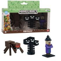 Pack Minecraft o Filme 3 MIni Figuras Aranha Wither Bruxa Pack Minecraft o Filme 3 MIni Figuras Aranha Wither Bruxa
