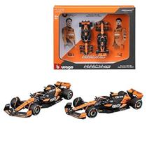 Pack Miniatura F1 McLaren Mcl38 C/2 Pilotos 1:43 Bburago Pack Miniatura F1 McLaren Mcl38 C/2 Pilotos 1:43 Bburago