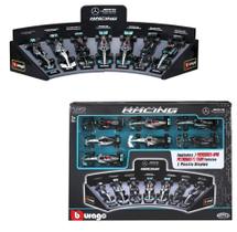 Pack Miniatura Ferro F1 Mercedes 7 Carros + Display 1/43 Pack Miniatura Ferro F1 Mercedes 7 Carros + Display 1/43