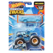 Pack Monster Trucks Veículo c/ Carrinho Hot Wheels - 1/64 - Mattel