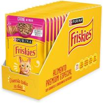 Pack Nestlé Purina Ração Úmida para Gatos Adultos Carne ao Molho com 30 Sachês 85g Friskies