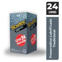 Pack Preservativo Blowtex Lubrificado leve 24 pague 20