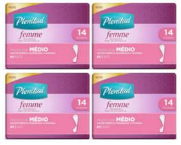 Pack protetor diario plenitud femme médio - 4x14un