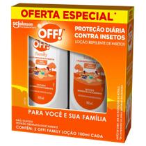 Pack Repelente Loção Off! Family Squeeze 2 Unidades 100ml Cada Pack Repelente Loção Off! Family Squeeze 2 Unidades 100ml Cada