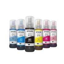 Pack Tinta 574 T574 Com 6 Cores L8050 L18050 Kit completo Pack Tinta 574 T574 Com 6 Cores L8050 L18050 Kit completo