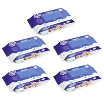 Pack toalha umedecida baby byn premium 100 unidades com tampa flip top