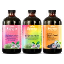 Pack triple de amargos orgánicos de guanábana Serene Herbs 1440 ml Pack triple de amargos orgánicos de guanábana Serene Herbs 1440 ml