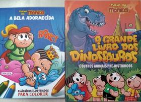 Pack turma da monica - o grande livro dos dinossauros e outros animais pre-historicos