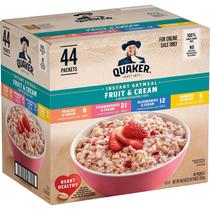 Pack Variado Quaker Avena Instantánea con Frutas y Crema 44 unidades