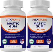 Pack x2 de Suplemento Vitamatic Goma de Mastique 1000mg 240 Cápsulas