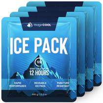 Packs de Gelo RIDGECOOL 25x22 cm Kit com 4 Reutilizáveis e À Prova de Vazamentos Packs de Gelo RIDGECOOL 25x22 cm Kit com 4 Reutilizáveis e À Prova de Vazamentos