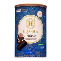 Paçoca Amendoim com Chocolate 56% Cacau Linha Stevia Haoma 225g